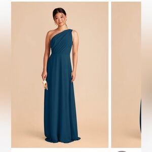 Birdy grey Kira chiffon dress - dark teal